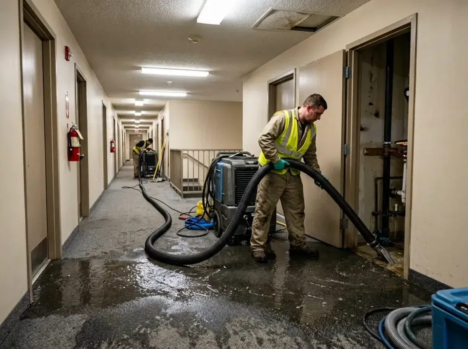 multi-unit-apartment-hallway-f-005 — frequently asked questions, Emergency Burst Pipe Water Extraction & Removal in New Free…